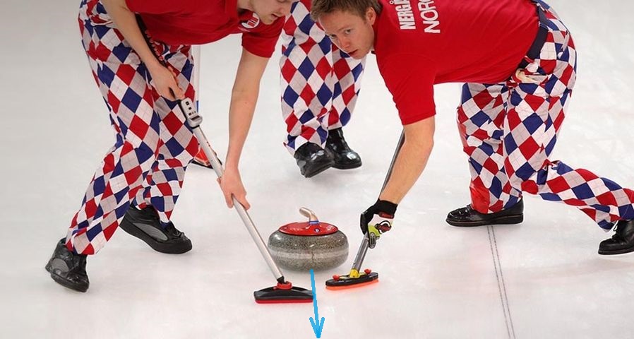 le balayage au curling