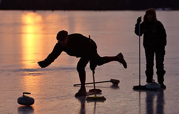 ancienne pratique du curling