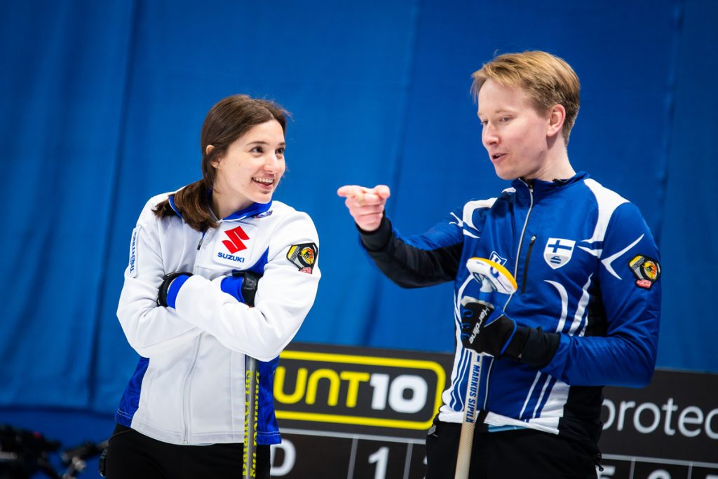 Lutte intense entre Stefania Constantini et Markus Sipilae