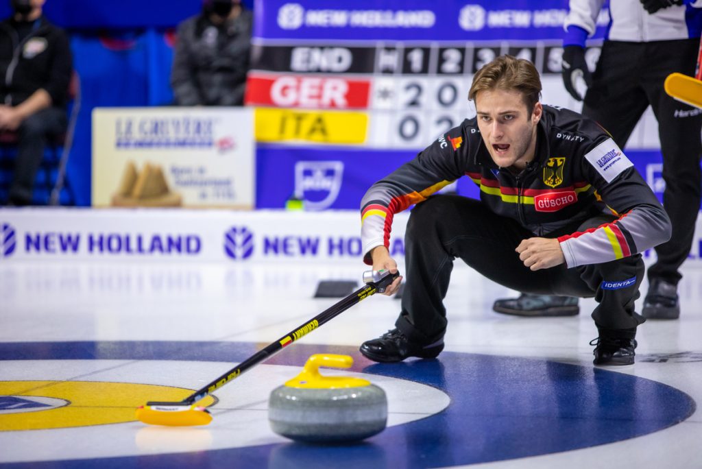 Le skip allemand Sixten Totzek<