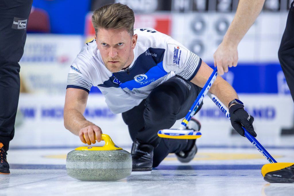 Le skip écossais Ross Paterson