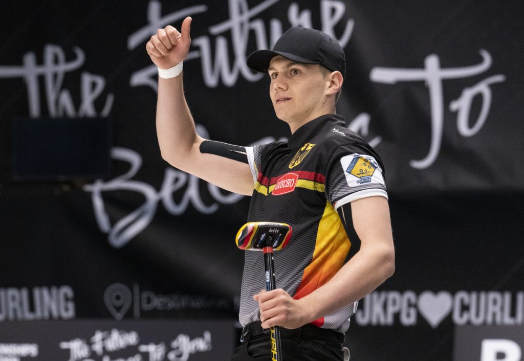 Le skip allemand Magnus Sutor