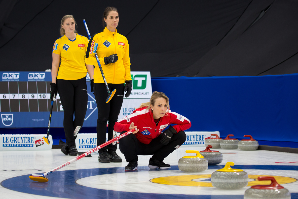 Anna Hasselborg surveille Silvana Tirinzoni