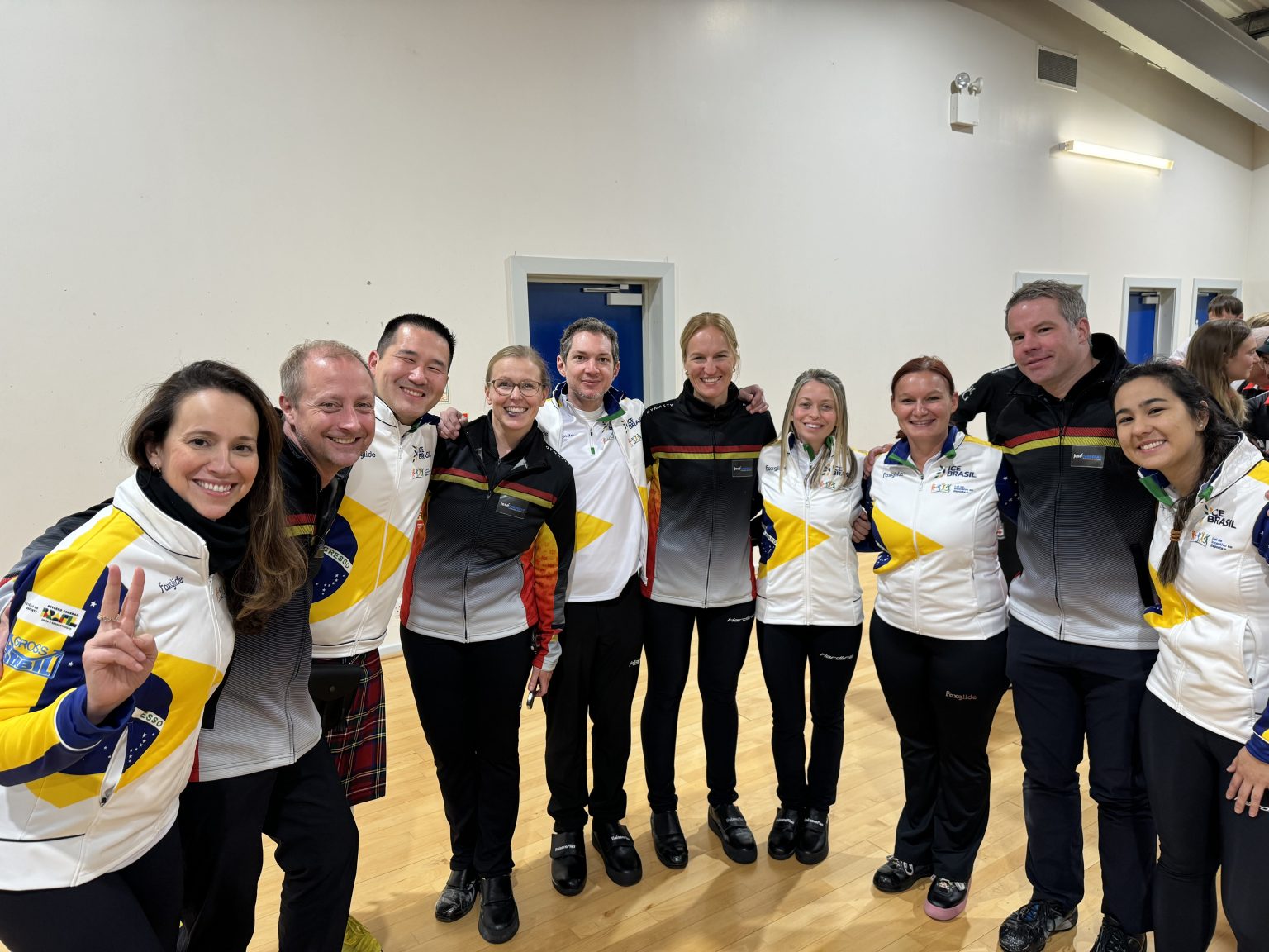  Les équipes brésilienne et allemande