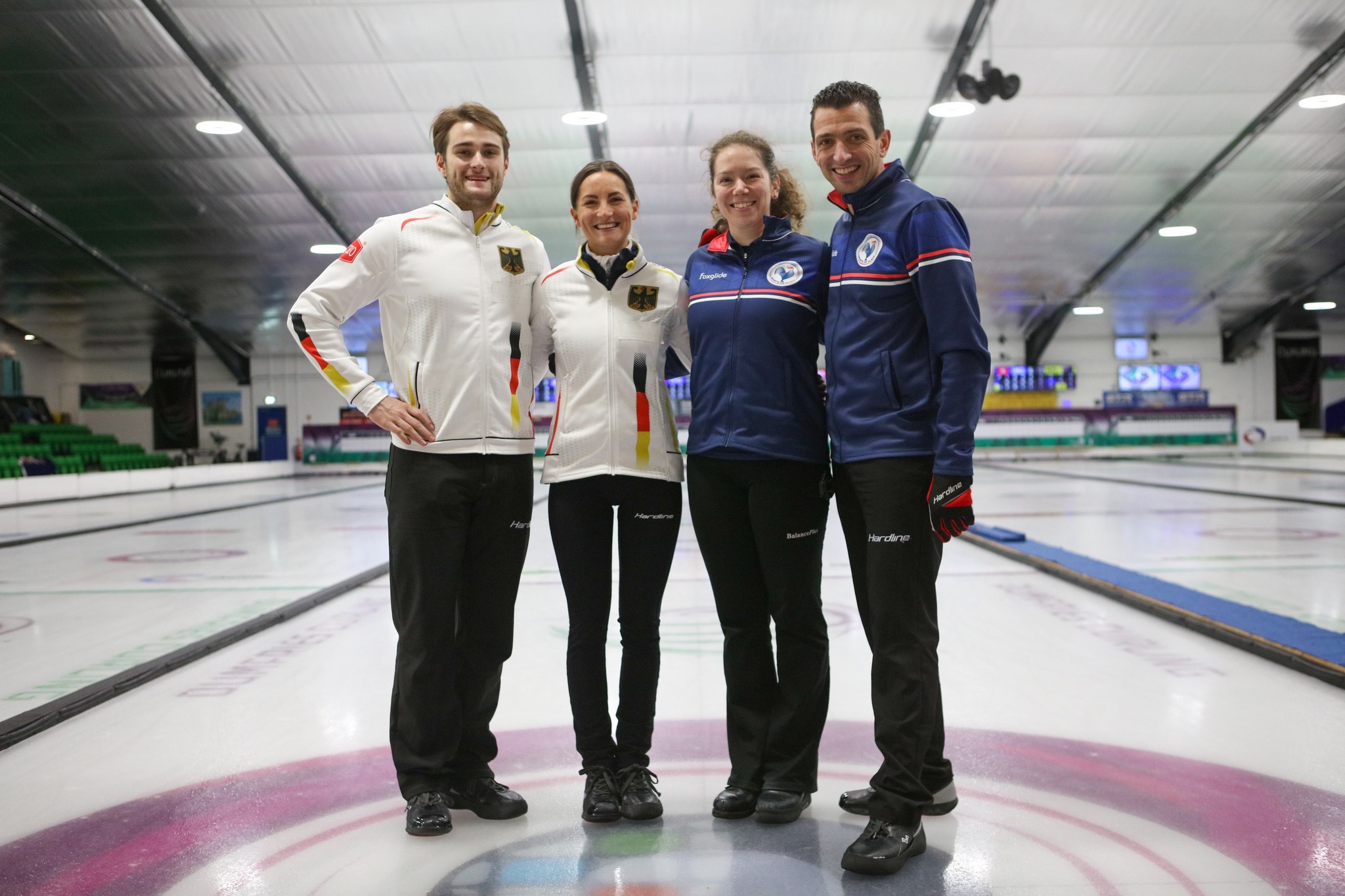 L'équipe anglaise en famille